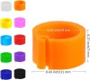 Set 200 Inele Identificare Pasari, Plastic Multicolor 8x7mm, Canari, Papagali, Porumbei