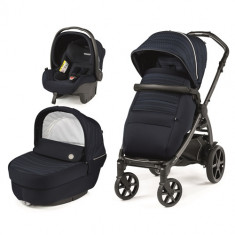 Carucior Peg Perego 3 in 1 Book Primoviaggio SL 0 - 22 kg Eclipse Bleumarin foto