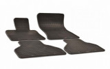 Covorase Auto Cauciuc BMW X5 E70 (2007-2013) Umbrella, Set 4 Bucati, Gri Carbon, Bordura Inalta, Antialunecare, Impermeabile