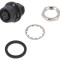 Conector circular mamă 6 pini aurit