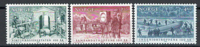 Norvegia 1988 MNH - Aniversari militare, nestampilat foto