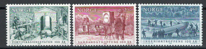 Norvegia 1988 MNH - Aniversari militare, nestampilat