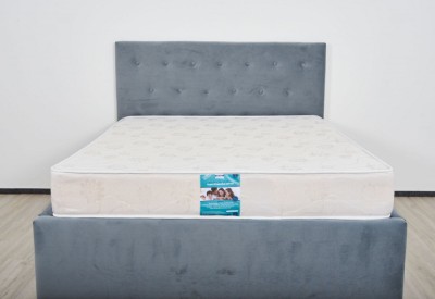 Saltea cu arcuri SomnART LETTO 160x200, inaltime 22 cm, ortopedica, husa matlasata, duritate medie-tare foto