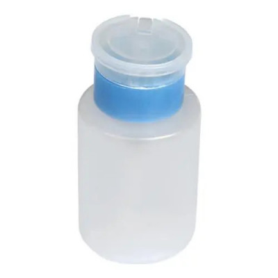 Dozator albastru cu capac de plastic pentru lichide &amp;ndash; 100 ml foto