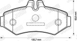 JURID 571950J set placute frana,frana disc