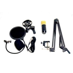 Set Microfon Professional Studio filtru popup Suport brat tip foarfeca foto