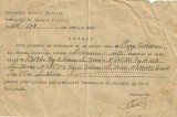 A4627N Dovadă primire pt dare la plată bonuri rechiziție Jimbolia Regimentul 2 Roșiori, Regimentul 10 Artilerie și Regimentul 11 Călărași, 1945