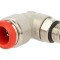 Conector push-in unghiular 1/4"