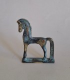 Statueta din bronz - cal in stil geometric grecesc antic