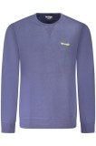 Cumpara ieftin Bluza barbati, cu mini imprimeu cu text, Regular fit, Bleumarin, S