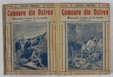 COMOARA DIN OSTROV , MINUNATELE AVNETURI ALE LUI ANTIFER de JULES VERNE , VOLUMELE I - II , EDITIE INTERBELICA , COPERTA SPATE REFACUTA