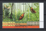 Niuafo&#039;ou 2014 MNH, nestampilat - Mi. 554-56 - Fluturi, insecte - with tabs, Fauna