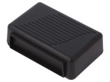 Carcasă ABS Neagră cu Panou 85x56x28mm, MASZCZYK