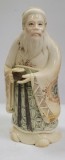Statueta din fildes, pictata si incizata manual, Japonia, cca. 1920