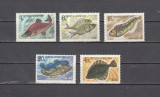 A12 S4 4 - Timbre foarte vechi - fosta URSS - pesti, Fauna, Nestampilat