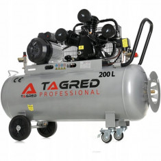 Compresor aer comprimat 200L 230V 5.6CP 650L min 3 cilindri + regulator dezumidificator (TA326B)