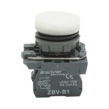 Indicator LED alb 24V 18mA pentru panou TB5 Breckner Germany