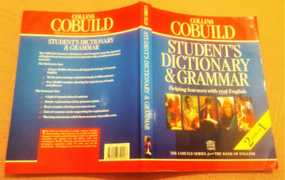 Student&amp;#039;s Dictionary and Grammar. HarperCollins Publishers, 1995-Collins Cobuild foto