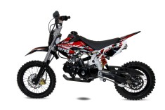 Motocicleta Cross copii KXD 125cc DB 607A, 4T, roti 14/12&amp;amp;quot;, culoare negru/r Cod Produs: MX_NEW 7012BRE foto