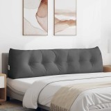 Cumpara ieftin Perna pentru spate Gri inchis 180 x 24 x 50 cm tesatura