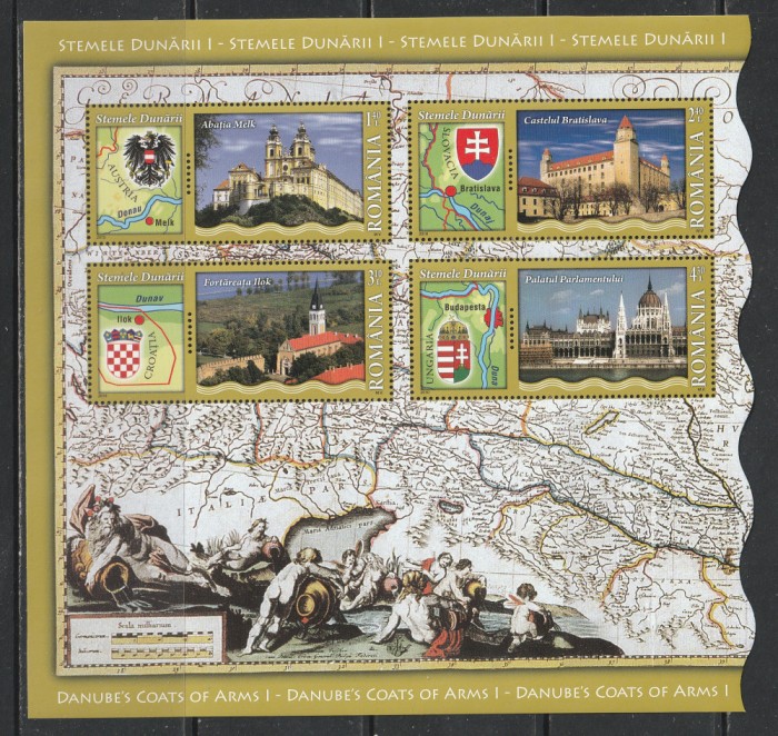 Romania 2010 - #1864 Stemele Dunarii (I) S/S 1v MNH