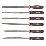 Set 6 mini pile metal pentru rectificare de precizie, cu tavita