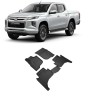 Set covorase auto cauciuc FIT MITSUBISHI L200 3D (2015 - 2019) - 5 buc