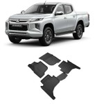 Cumpara ieftin Set covorase auto cauciuc FIT MITSUBISHI L200 3D (2015 - 2019) - 5 buc