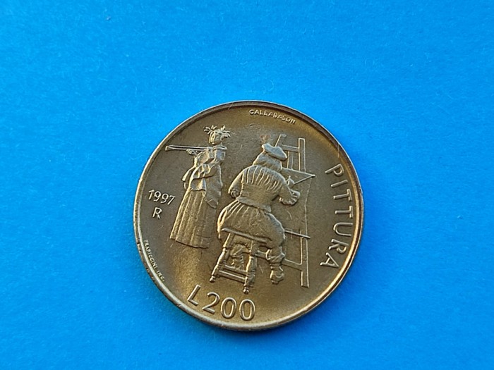 200 Lire 1997 San Marino-AUNC-RAR