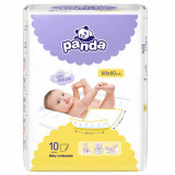 Set 10 Alezele Absorbante pentru Bebelusi Panda, 60x60 cm