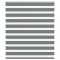 Jaluzea tip zebra gri &icirc;nchis lățime țesătură 120,9 cm poliester