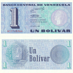 1989 (5 X), 1 Bolívar (P-68) - Venezuela - stare UNC