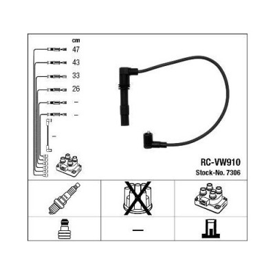 NGK Set cablaj aprinder foto