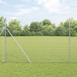 VidaXL Gard din S&acirc;rmă Sudat 1.5x50 m Oțel Galvanizat