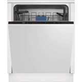 Masina de spalat vase incorporabila Beko BDIN16435, 14 seturi, 6 programe, AutoDoor Opening, Clasa D, 60cm, Alb