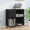 vidaXL Dulap pentru discuri negru 84,5x38x89 cm lemn compozit 831990