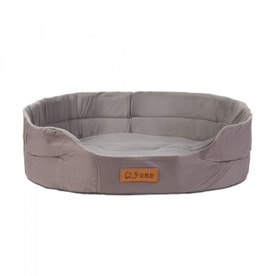 Pat pentru caini - 80 x 57 x 13 cm - gri Best CarHome foto