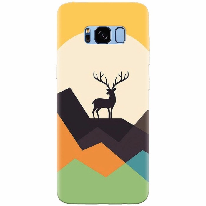 Husa silicon pentru Samsung S8 Plus, Abstract Deer