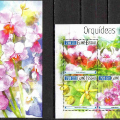 Guineea Bissau 2015, Flora, Orhidee, MNH