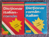 Dictionar Roman-Italian, Italian-Roman - Ed.Teora 1993, 15000 cuvinte, stare fb, Alb, L