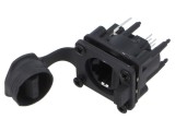 Conector RJ45 AMPHENOL Cat 5e 8p8c THT 19,8x24mm RJXS8FP5VP