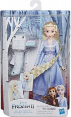 PAPUSA FROZEN2 ELSA CU PAR LUNG PENTRU IMPLETIT foto