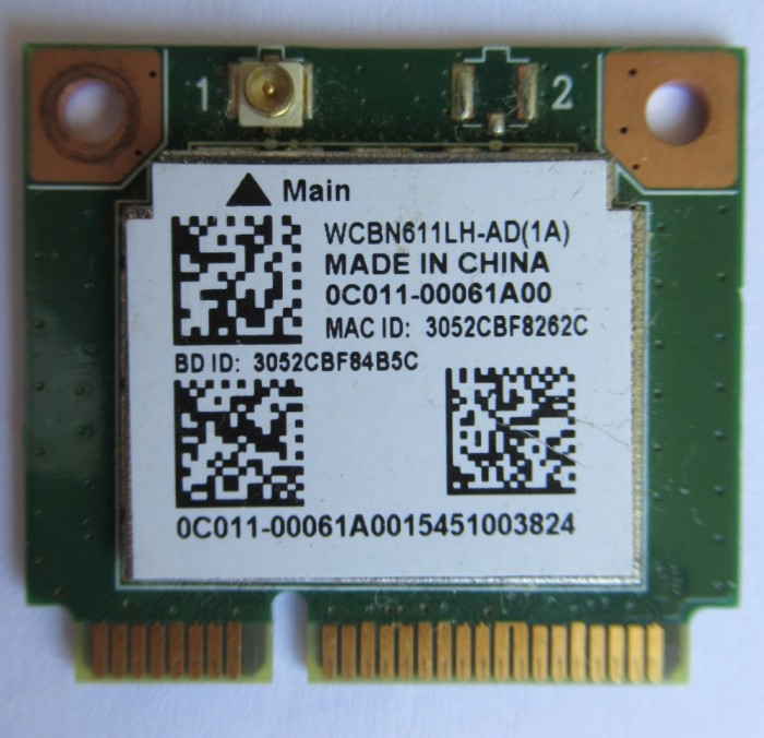 Realtek RTL8723BE Mini PCI-E