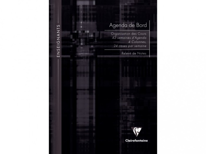 Agenda A4 nedatata 72 file coperta tare Clairefontaine