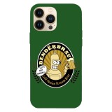 Husa compatibila cu Apple iPhone 15 Pro Max, Viceversa, model Benderbrau Futurama , Silicon, TPU, Transparent, Carcasa