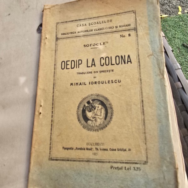 OEDIP LA COLONA - SOFOCLE