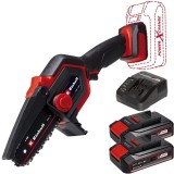 Einhell GE-PS 18/15 Li BL PXC + Twinpack CB + 4514095 - Drujba 15.8 cm 4.8 m/s + Set 2 acumulatori si incarcator Li-Ion 18 V 2.5 Ah