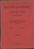 C346 Bulletin scientifique de l&rsquo;ecole polytechnique de Timișoara, 1/1926