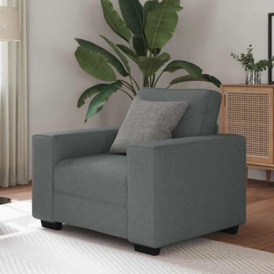 Gossi canapea scaun gri inchis 60 cm tesatura foto