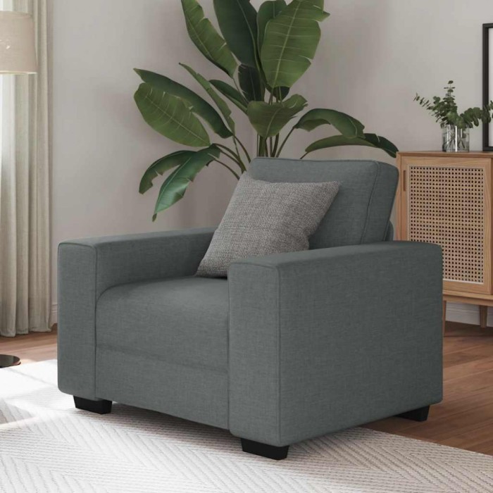 Gossi canapea scaun gri inchis 60 cm tesatura